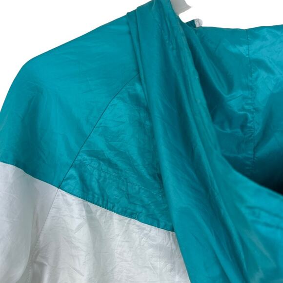 Nike Windrunner Jacket Light Windbreaker White & Turquoise Size XS - Picture 4 of 13
